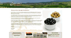 Desktop Screenshot of encorefoods.com